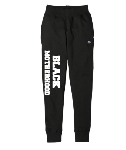 Black Motherhood Champion Reverse Weave Jogger